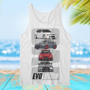 EVOlution Mitsubishi Evo    Tank Top Shirt