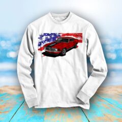 Mustang Classic American Muscle Cobra Long Sleeve Shirt