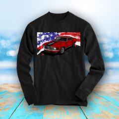 Mustang Classic American Muscle Cobra Long Sleeve Shirt