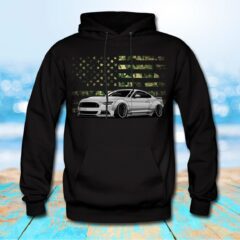 Mustang Cobra America  USA Camo Shelby S550 Hoodie Sweatshirt