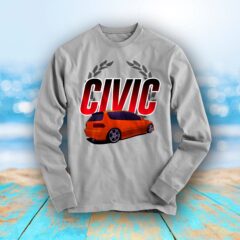 Civic Hatch Wreath Long Sleeve Shirt