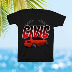 Civic Hatch Wreath T-Shirt