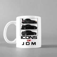 JDM Icons  S2000  Supra  Skyline R32 Coffee Mug