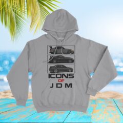 JDM Icons  S2000  Supra  Skyline R32 Hoodie Sweatshirt