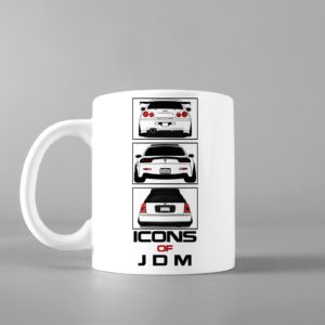 JDM Icons  Skyline  RX-7  Civic Coffee Mug