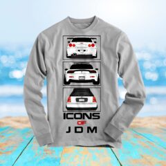 JDM Icons  Skyline  RX-7  Civic Long Sleeve Shirt