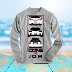 JDM Icons  Skyline  RX-7  Civic Long Sleeve Shirt