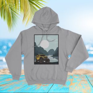 JEEP Offroading Off Road Mountains Hoodie Sweatshirt