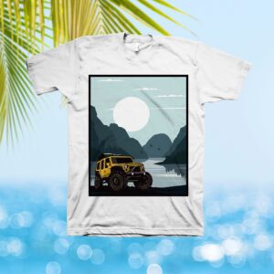 JEEP Offroading Off Road Mountains T-Shirt