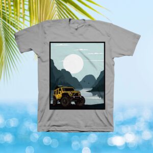 JEEP Offroading Off Road Mountains T-Shirt