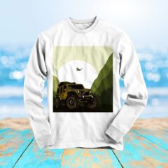 JEEP Offroading Off Road Rock Climbing Long Sleeve Shirt