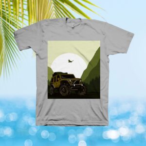JEEP Offroading Off Road Rock Climbing T-Shirt