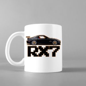 RX-7 Pixel Coffee Mug