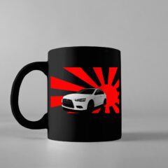 Mitsubishi Evo JDM Rays Coffee Mug