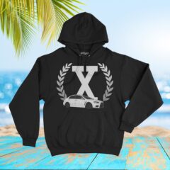 Mitsubishi Evo X Wreath Hoodie Sweatshirt