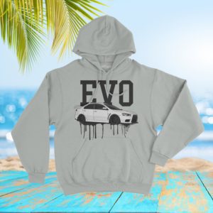 Mitsubishi Evo X  Drip Hoodie Sweatshirt