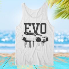 Mitsubishi Evo X Drip Tank Top Shirt