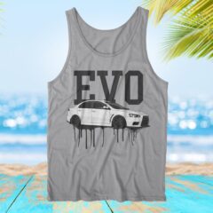 Mitsubishi Evo X Drip Tank Top Shirt