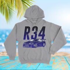 Skyline R34 GT-R   Hoodie Sweatshirt