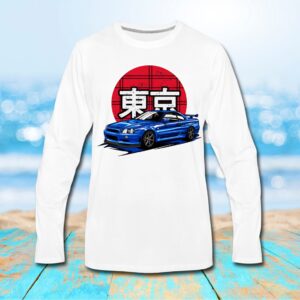 Skyline R34 GTR   Long Sleeve Shirt